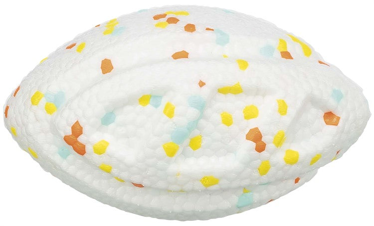 TRiXiE Light & Strong, rugbyboll, EPS, 12,5 cm, vit/flerfärgad