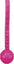 TRiXiE Soft & Strong boll med rem, TPR, rosa