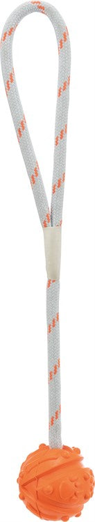 TRiXiE Boll med rep flytande 4,5/35 cm, orange