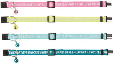 Trixie Katthalsband Texttryck Reflex