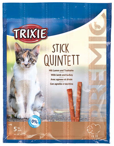 Trixie Premio Stick Quintett Lamm & Kalkon
