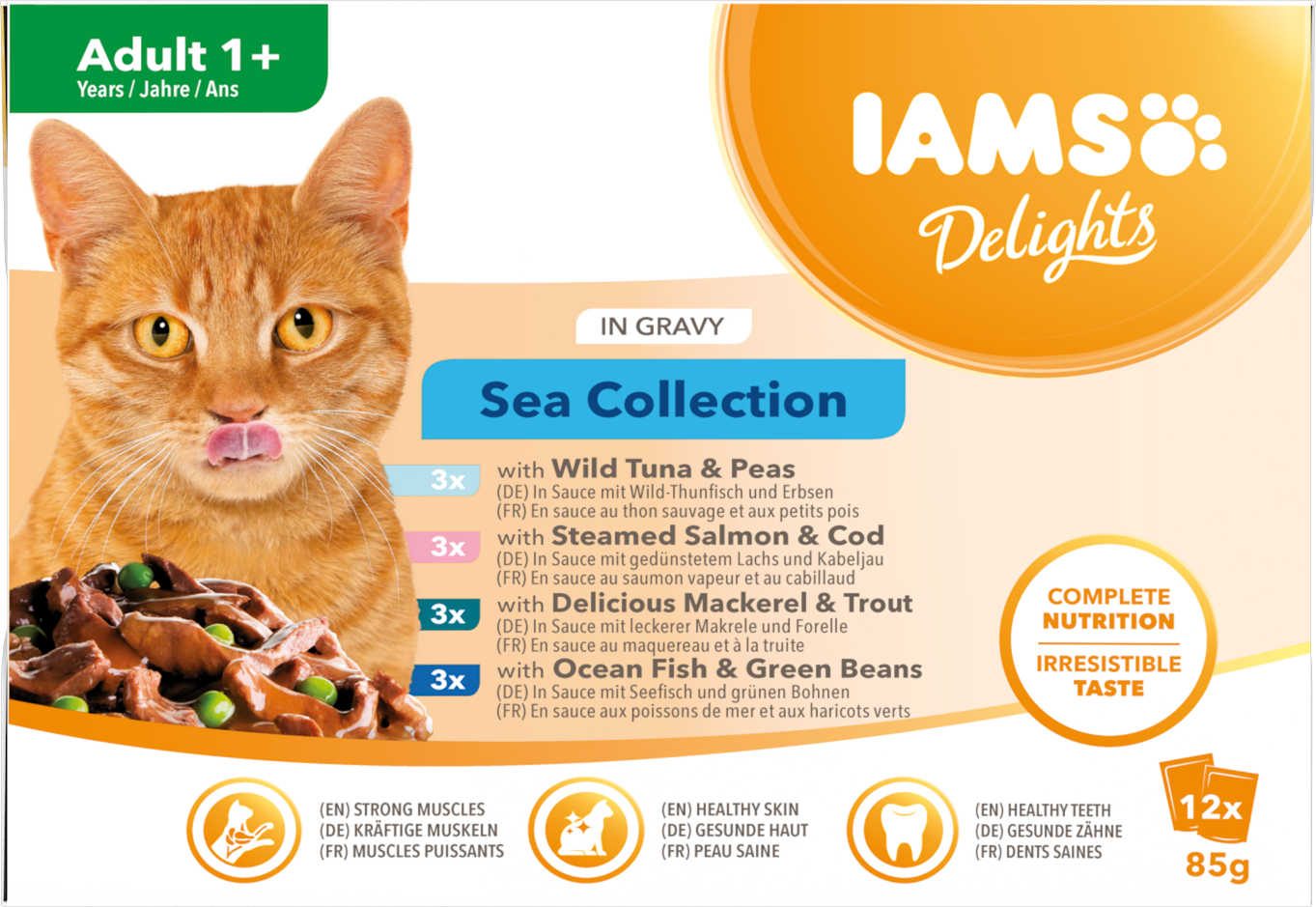 Iams Cat Delights Gravy Multipack Sea
