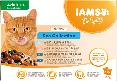 Iams Cat Delights Gravy Multipack Sea