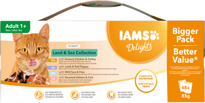 Iams Cat Delights Gravy Multipack Land & Sea