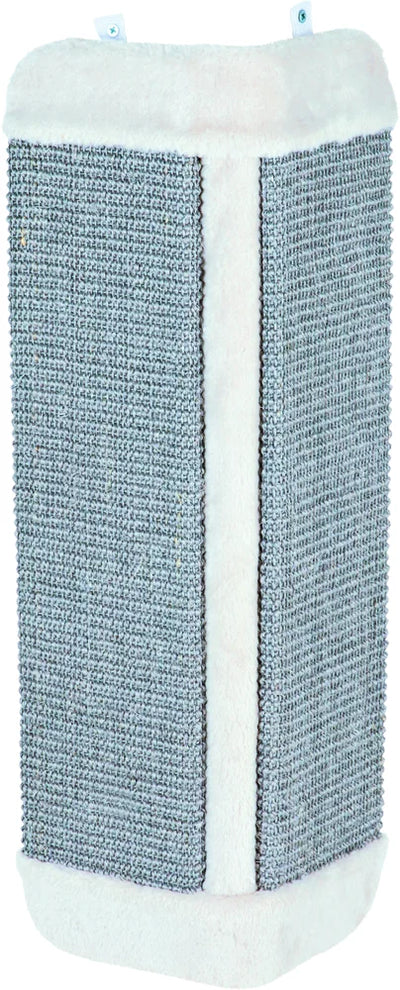 Klösbräda hörn, sisal/plysch