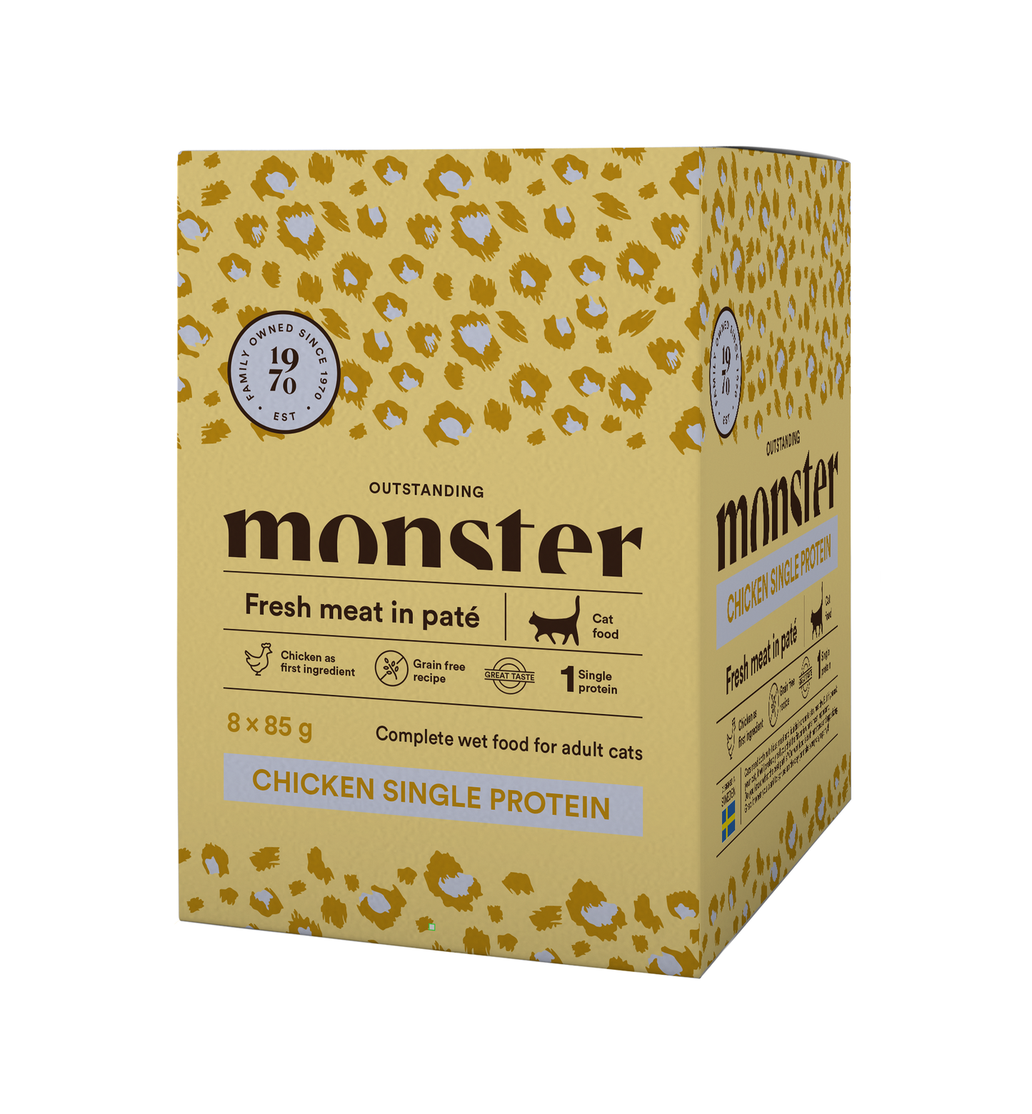 Monster Cat Pouches Adult Chicken