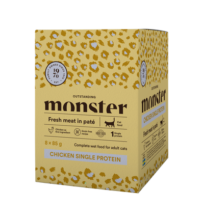 Monster Cat Pouches Adult Chicken