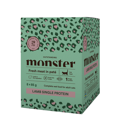 Monster Cat Pouches Adult Lamb