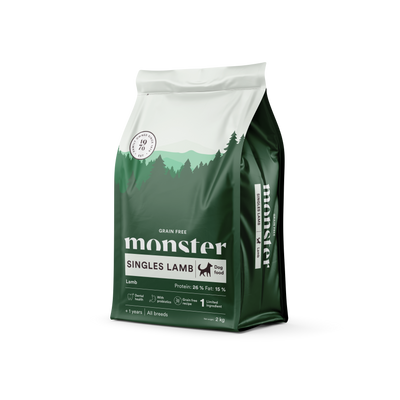 Monster Dog Grain Free Singles Lamb