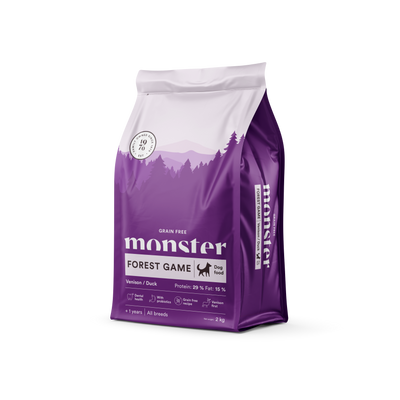 Monster Dog Grain Free Forest Game Venison/Duck