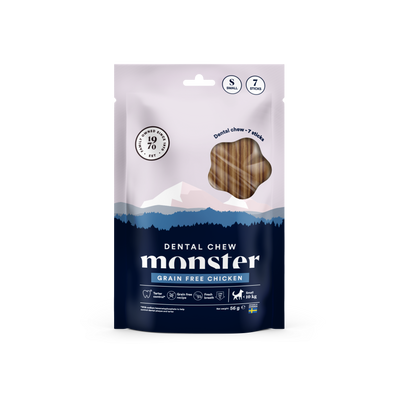 Monster Dog Dental Chew Grain Free Chicken Small