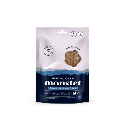 Monster Dog Dental Chew Grain Free Chicken Large