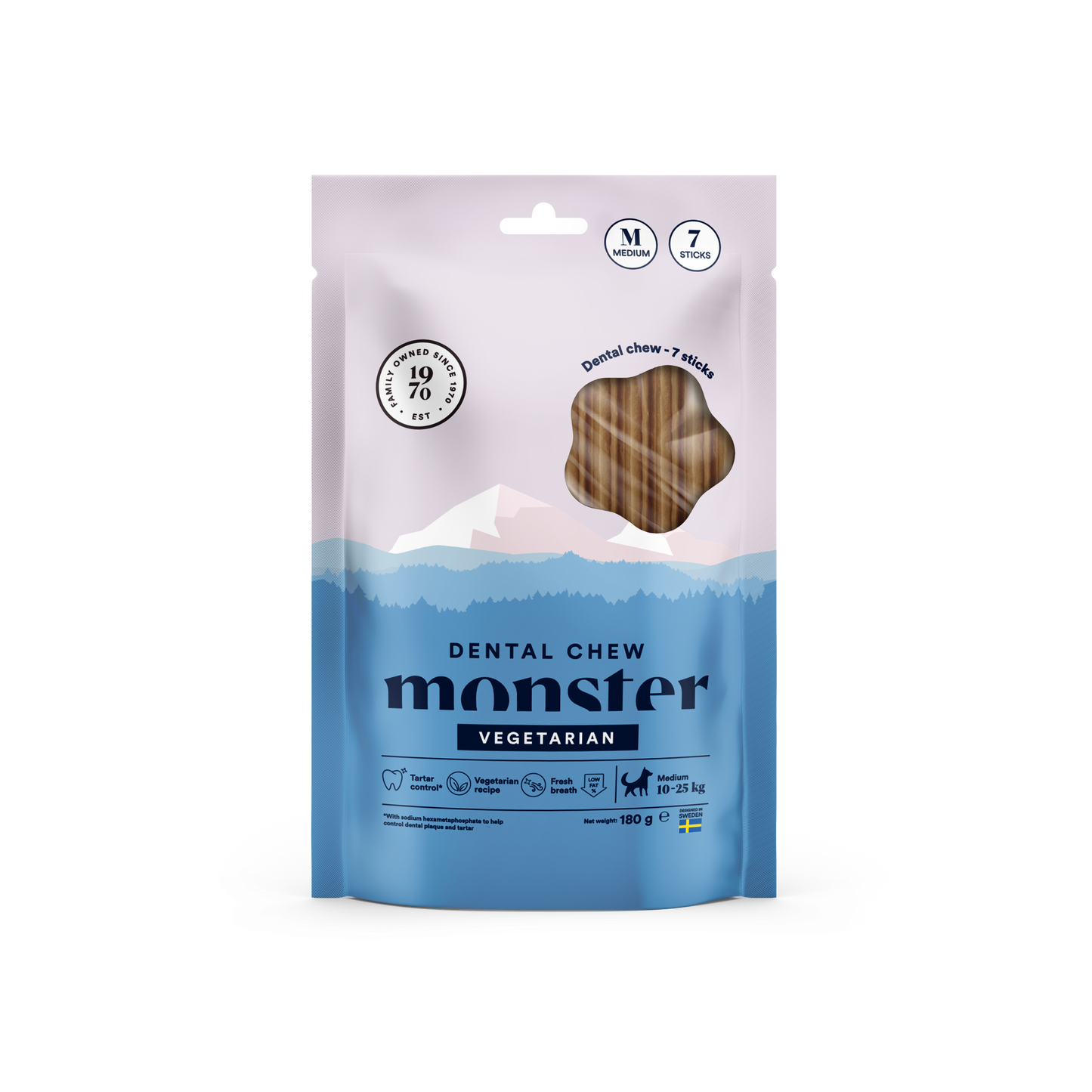 Monster Dog Dental Chew Vegetarian Medium