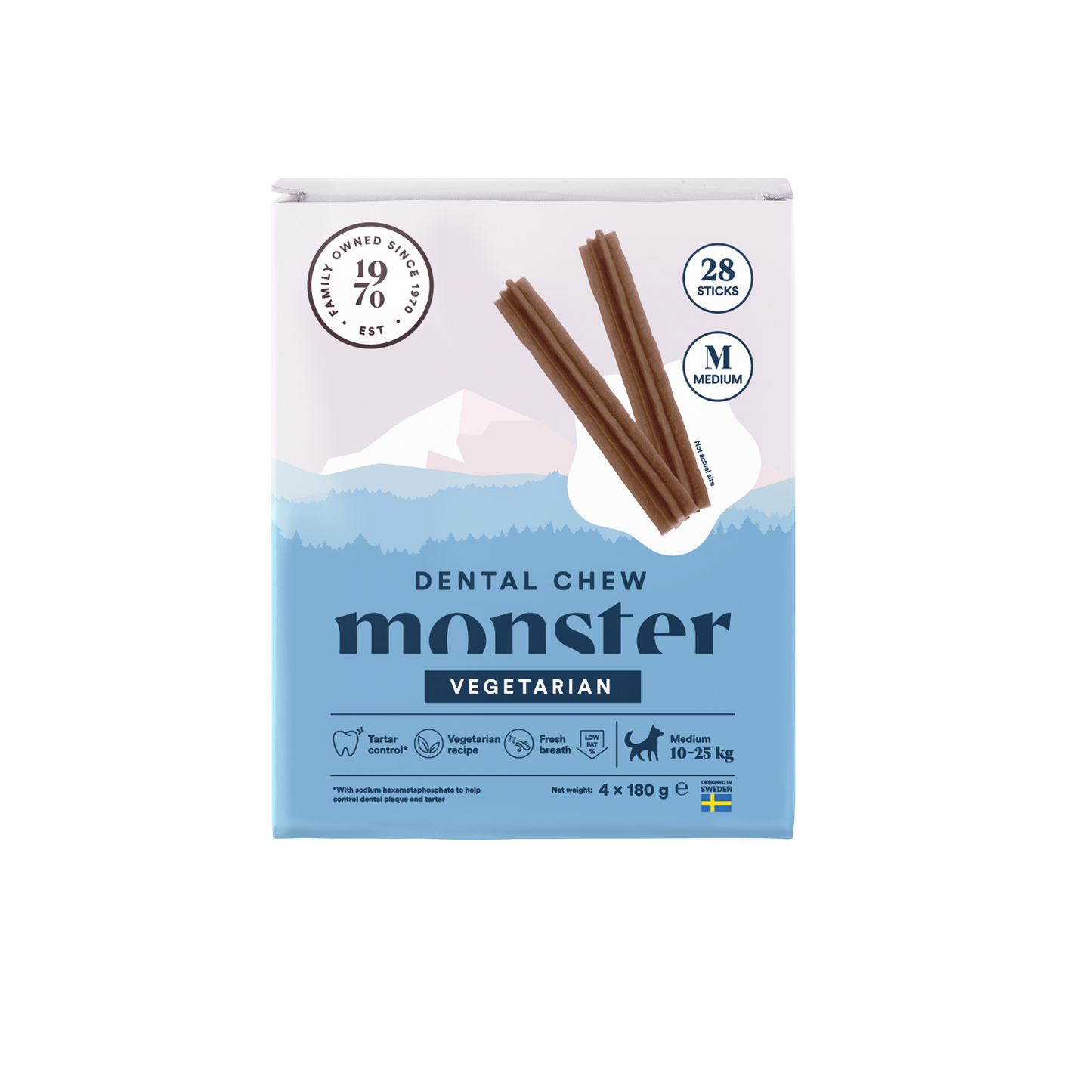 Monster Dog Dental Chew Vegetarian Medium