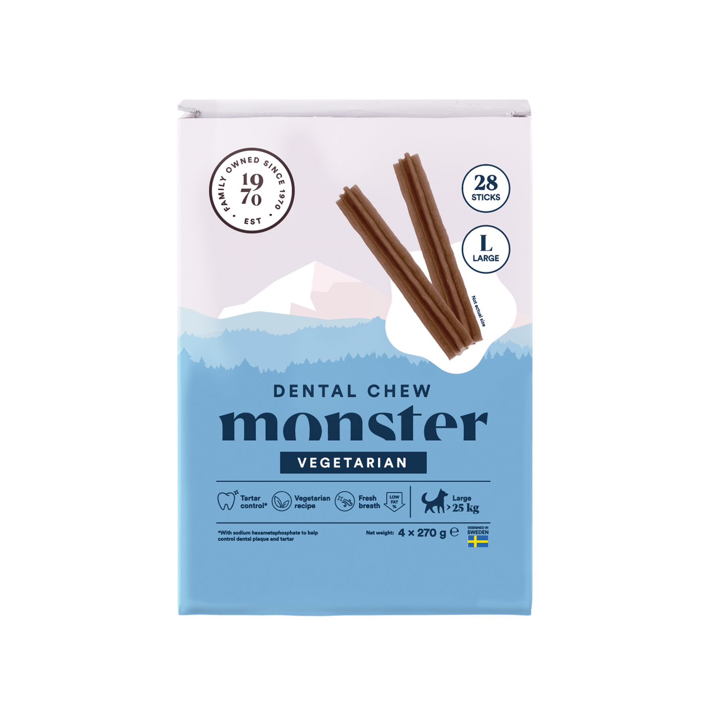 Monster Dog Dental Chew Vegetarian Large