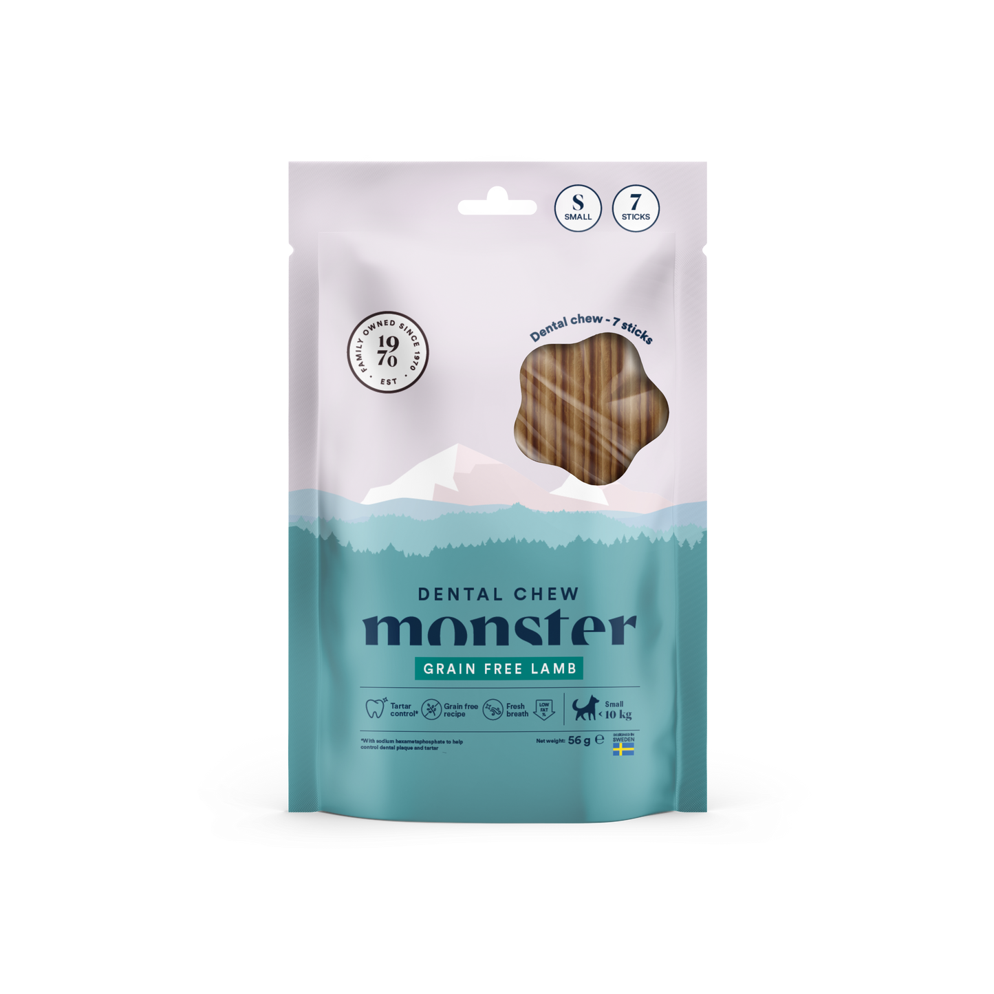Monster Dog Dental Chew Lamb Small