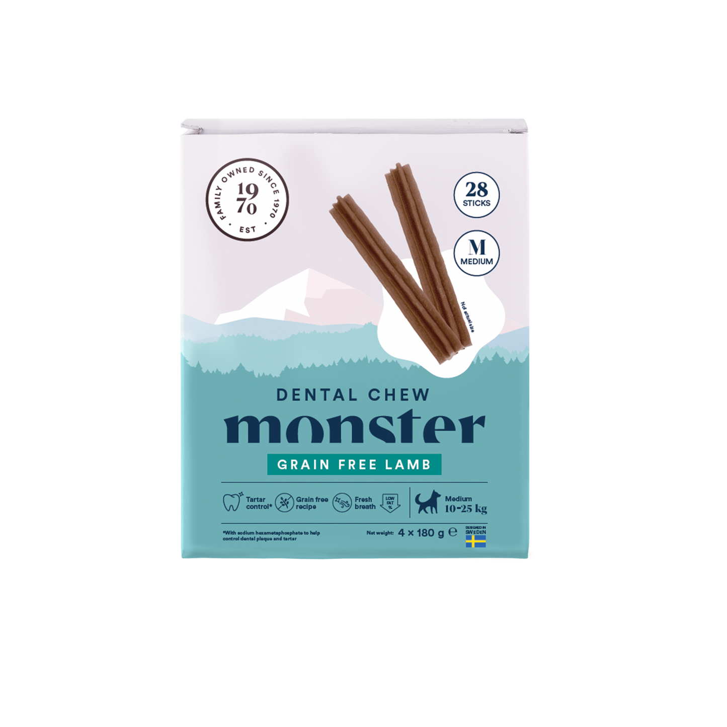 Monster Dog Dental Chew Lamb Medium