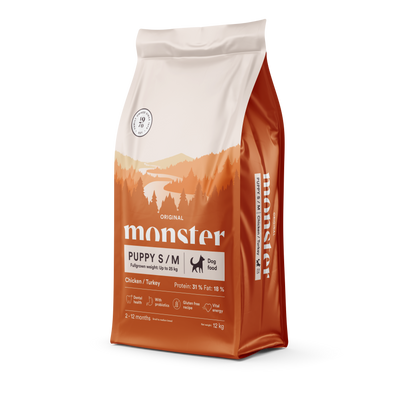 Monster Dog Original Puppy S/M Chicken/Turkey