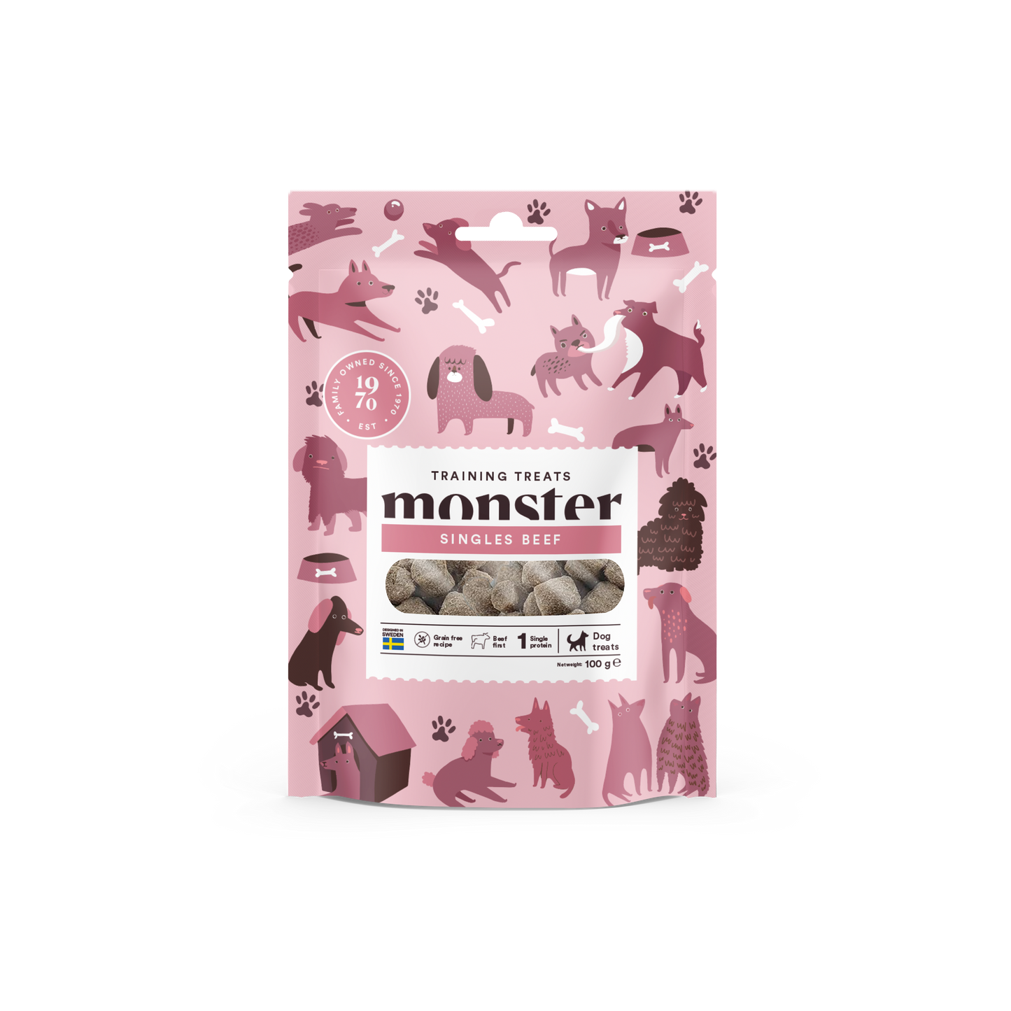 Monster Dog Training Treats Beef