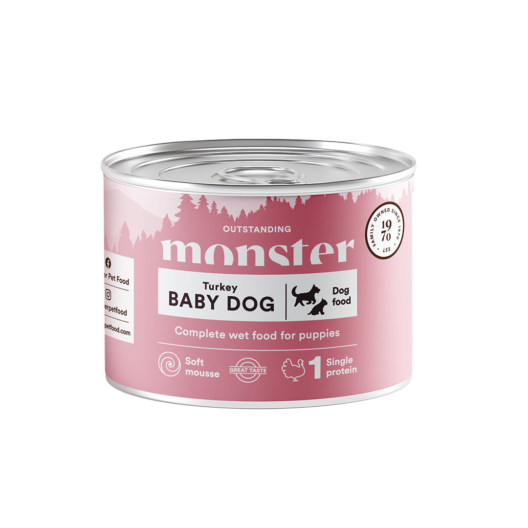Monster Dog Baby Mousse Can