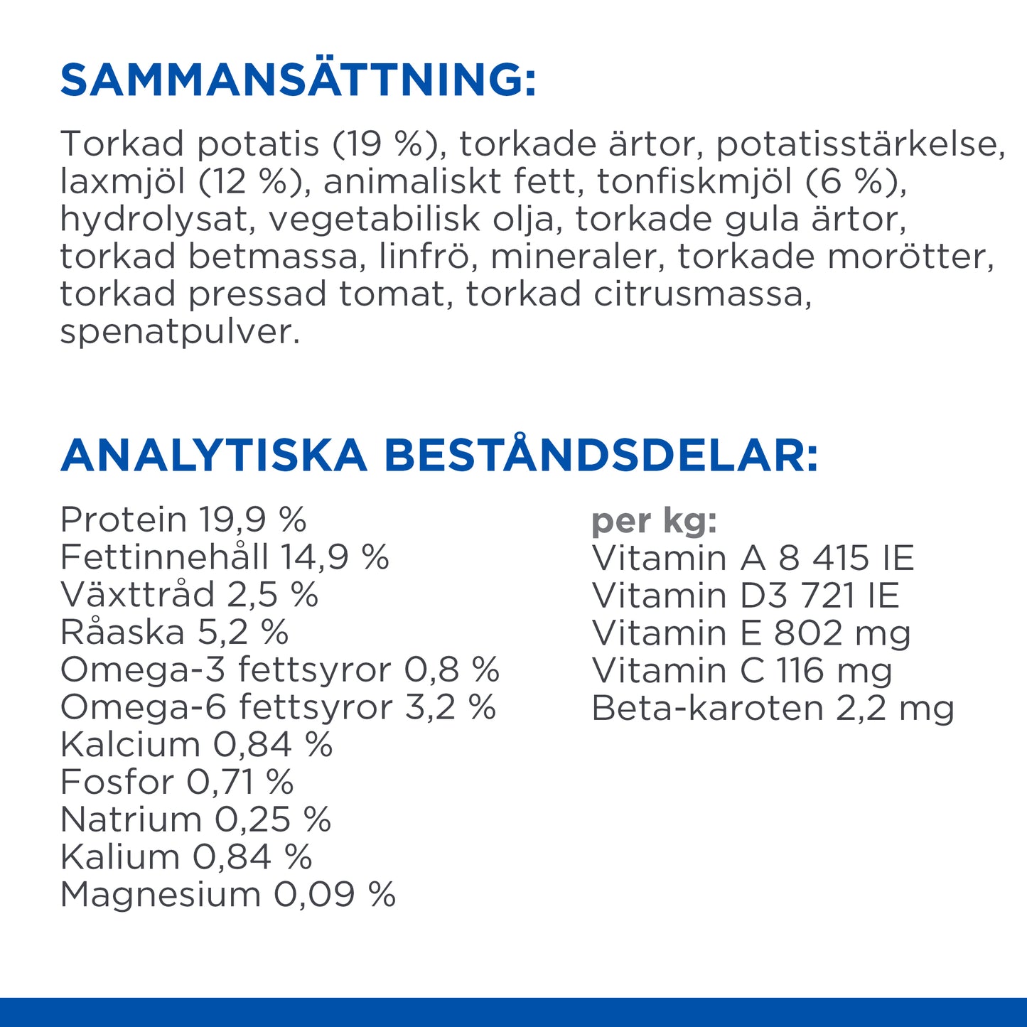 Hill's Science Plan Hypoallergenic Adult Large Breed torrfoder för hundar med lax