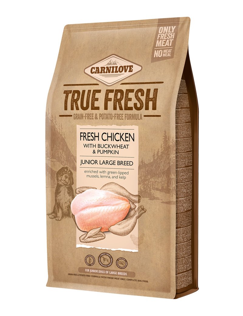 Carnilove TRUE FRESH Chicken Junior Large Breed - Handla på Gaston
