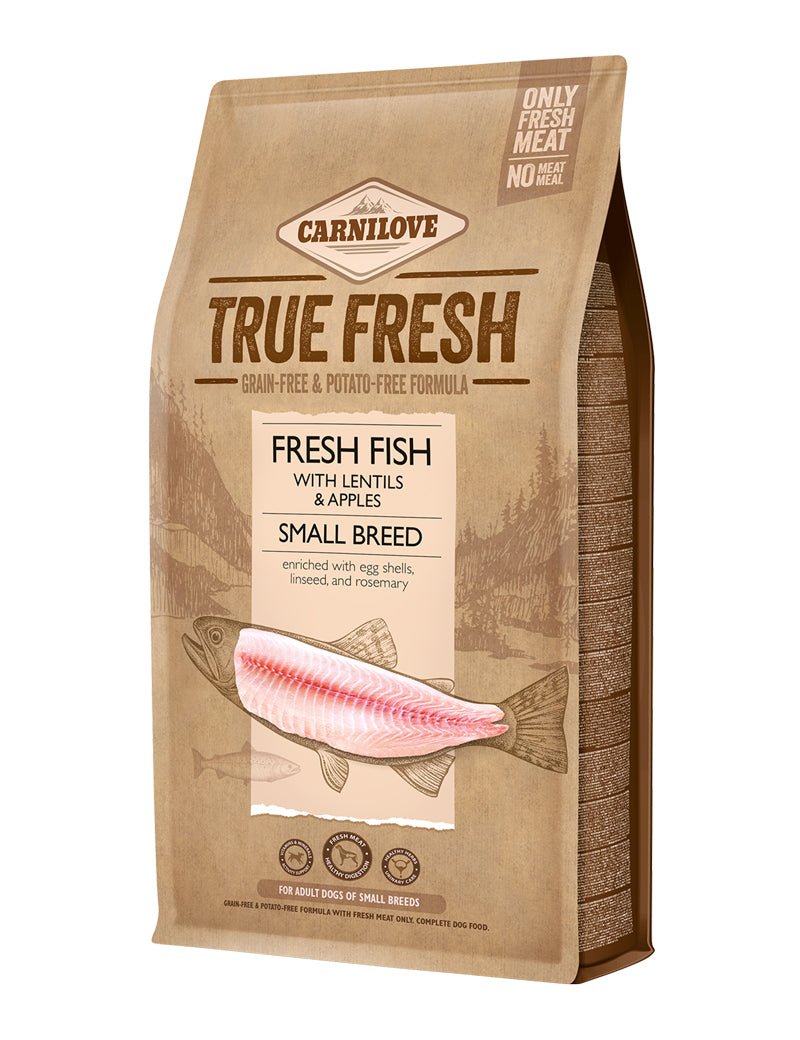 Carnilove TRUE FRESH FISH Adult Small Breed - Handla på Gaston