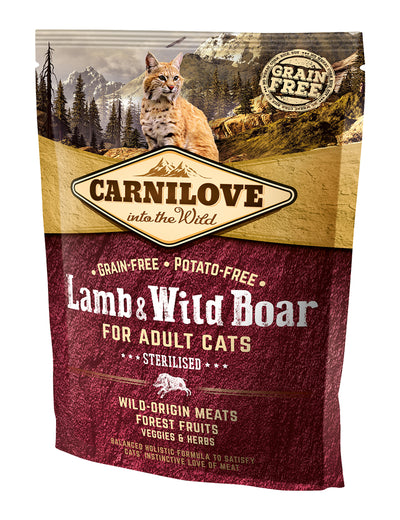 Carnilove Cat Lamb Wild Boar Adult Sterilised