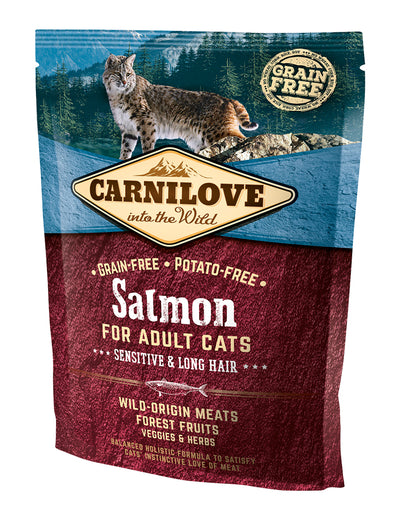 Carnilove Cat Salmon Adult Sensitive Long Hair