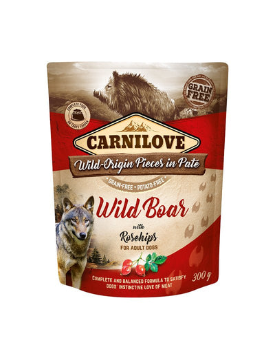 Carnilove Dog Paté Wild Boar With Rosehips - Handla på Gaston