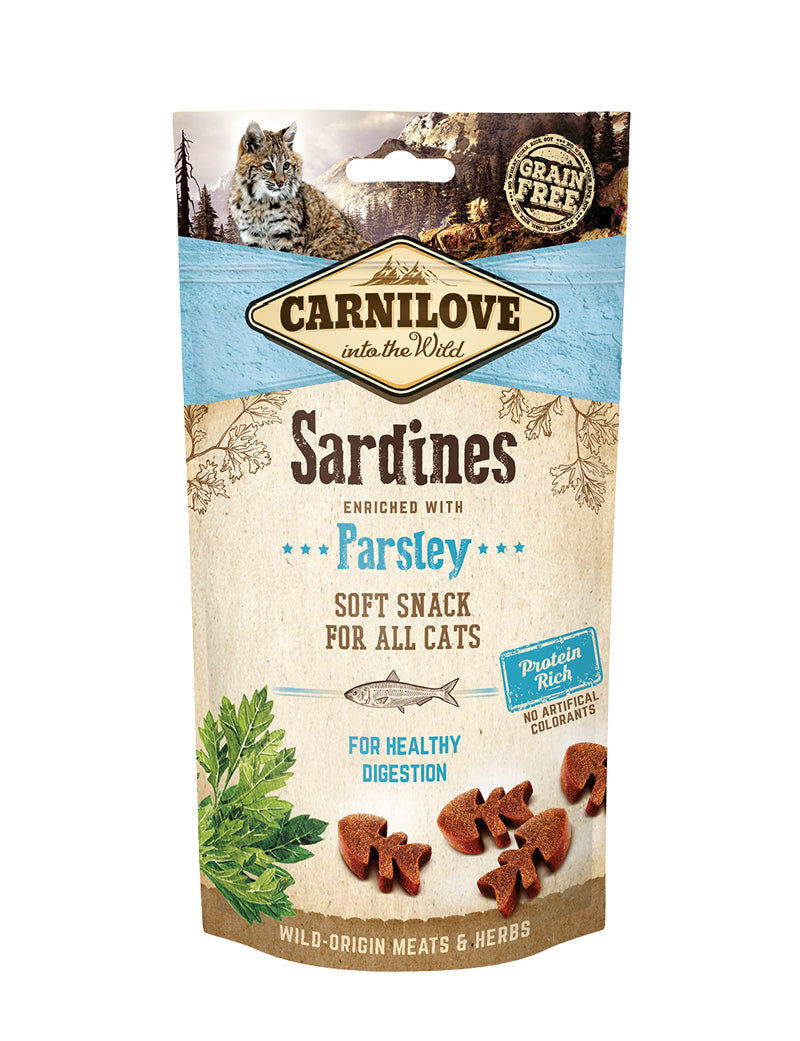 CL Cat Semi Moist Snack Sardine w Pars