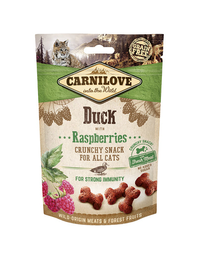 CL Cat Crunchy Snack Duck w Raspberry