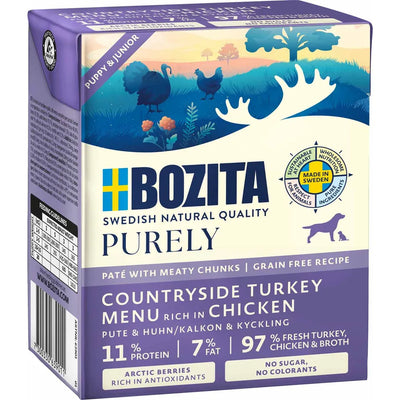 Bozita Dog Purely Paté Puppy & Junior Turkey