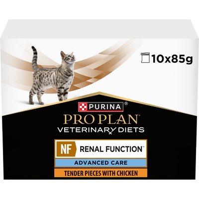 PURINA PRO PLAN VET DIETS NF Advanced Renal Function Chicken våtfoder katt 10x85g