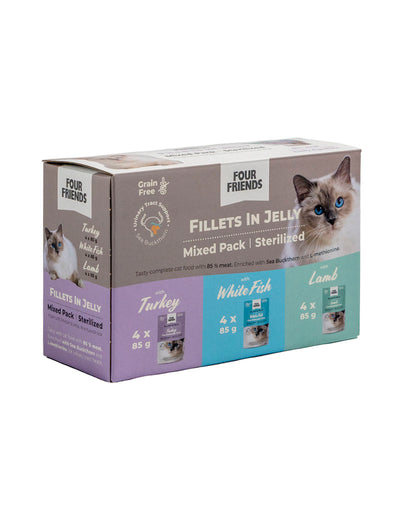 FourFriends Sterilized In Jelly Mix 12-pack