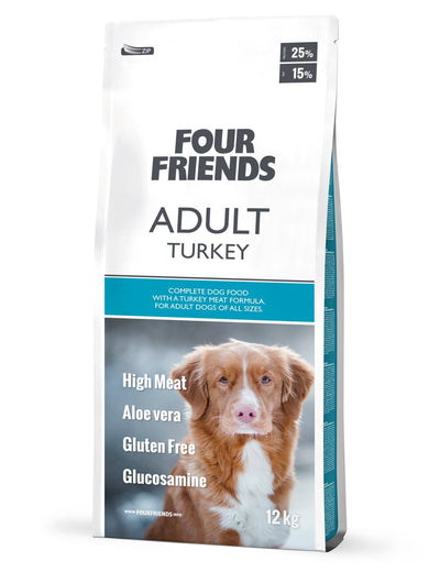 FourFriends Dog Adult Turkey - Handla på Gaston