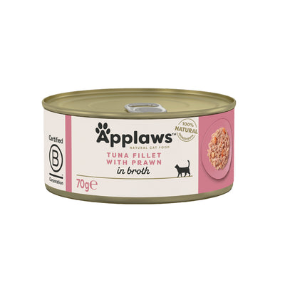 Applaws katt konserv Tuna Fillet&Prawn