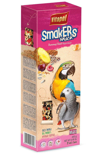 VITAPOL VITAPOL SMAKERS MAXI PAPEGOJ FRUKTMIX 450GR