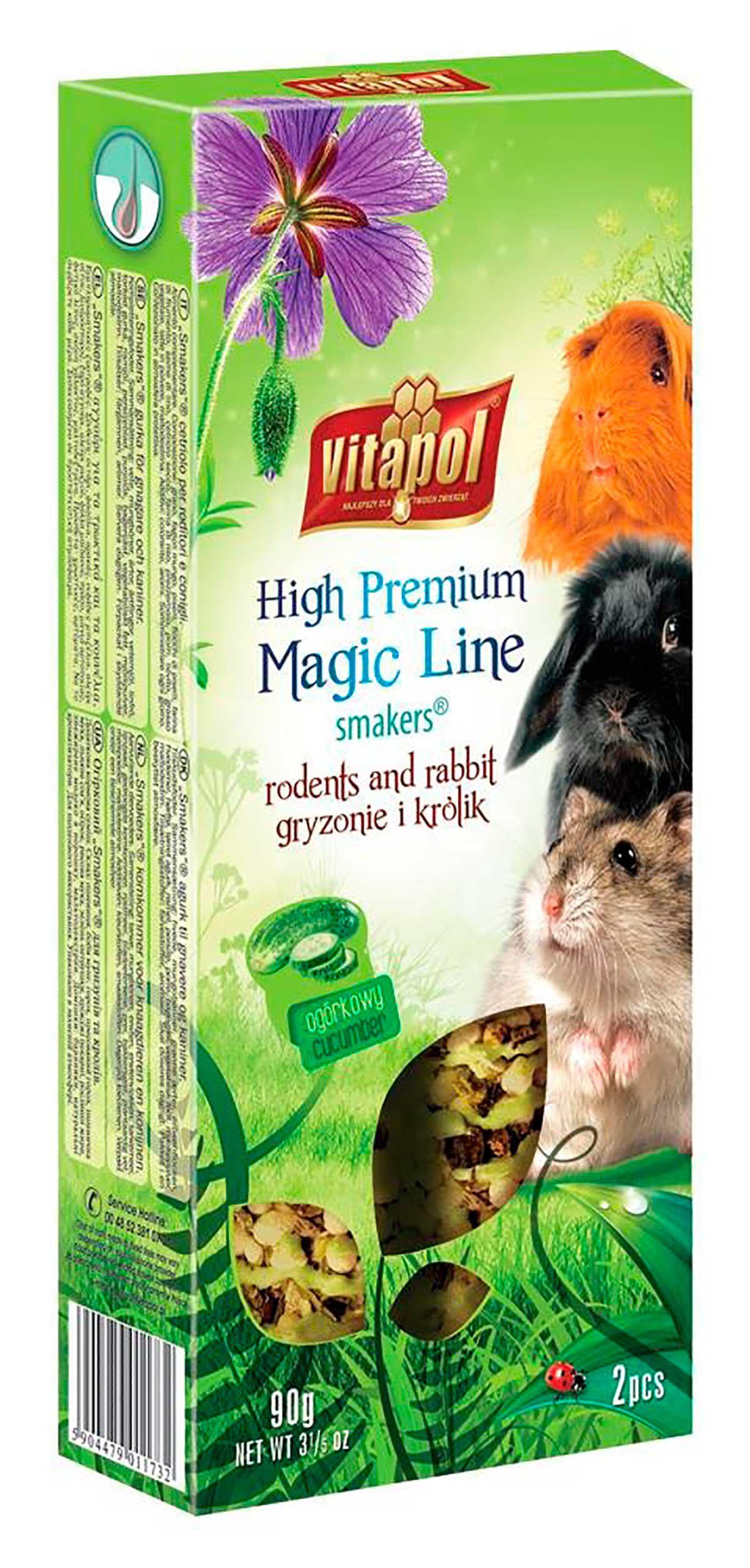 VITAPOL VITAPOL SMAKERS MAGIC LINE GNAGARE GURKA 90GR