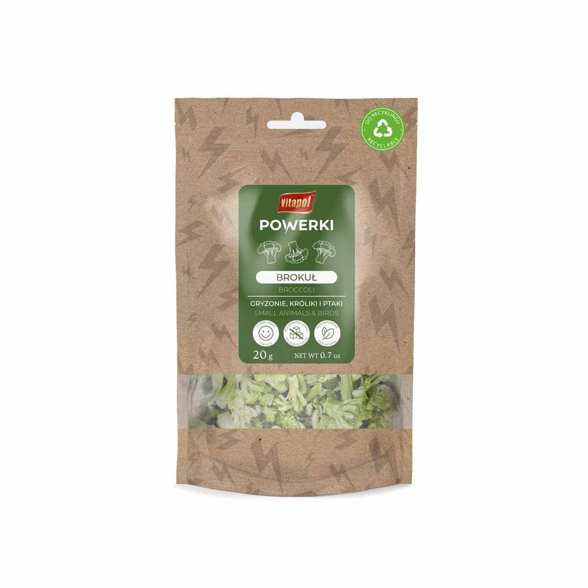 Vitapol Powerki Frystorkad Broccoli - Handla på Gaston