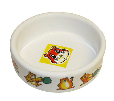 KERAMIKSKÅL SMÅDJURHAMSTER 8.5x8.5x3CM