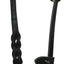 ALAC Utställningskoppel Läder Svart Ring+Stopp 10Mmx190Cm