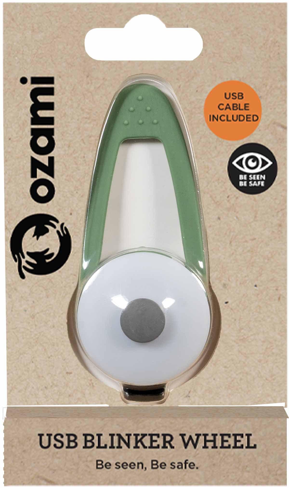 OZAMI BLINKER WHEEL GRÖN 9x4x18.5CM