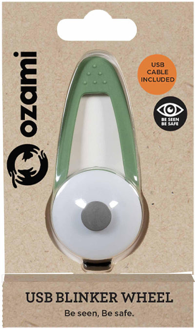 OZAMI BLINKER WHEEL GRÖN 9x4x18.5CM