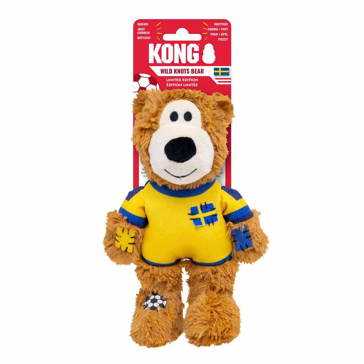 KONG Wild Knots Bear World Cup Sweden 26,5X14,5X8,5Cm