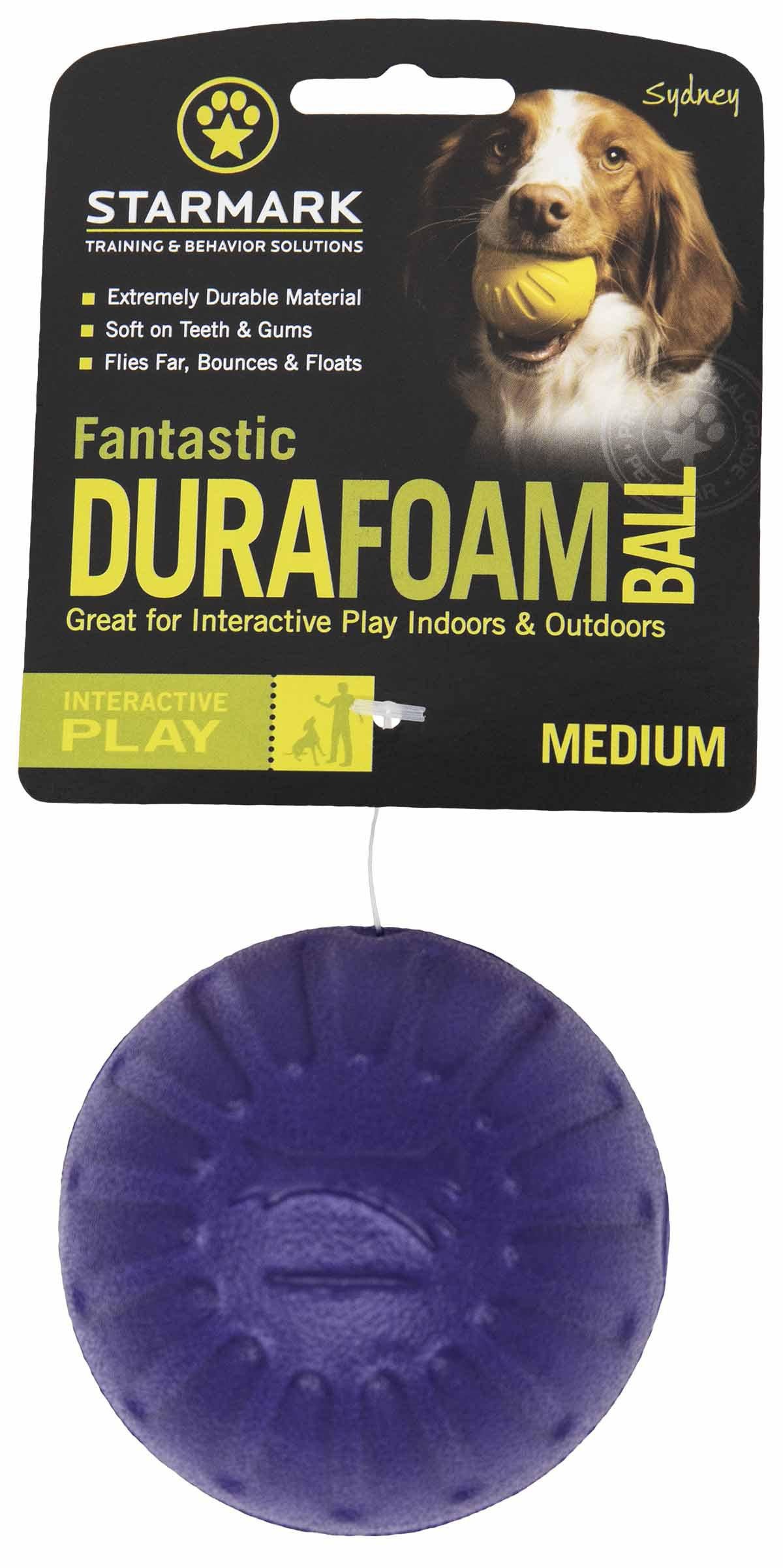 STARMARK Foam Boll lila hundleksak, framsida - Handla på Gaston