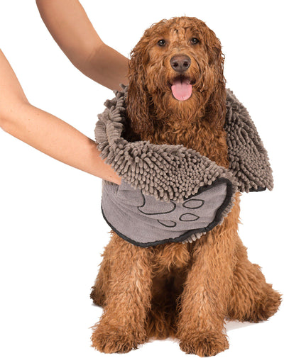 DOG GONE SMART Dgs Dirty Dog Shammy Handduk 33X79Cm Grå