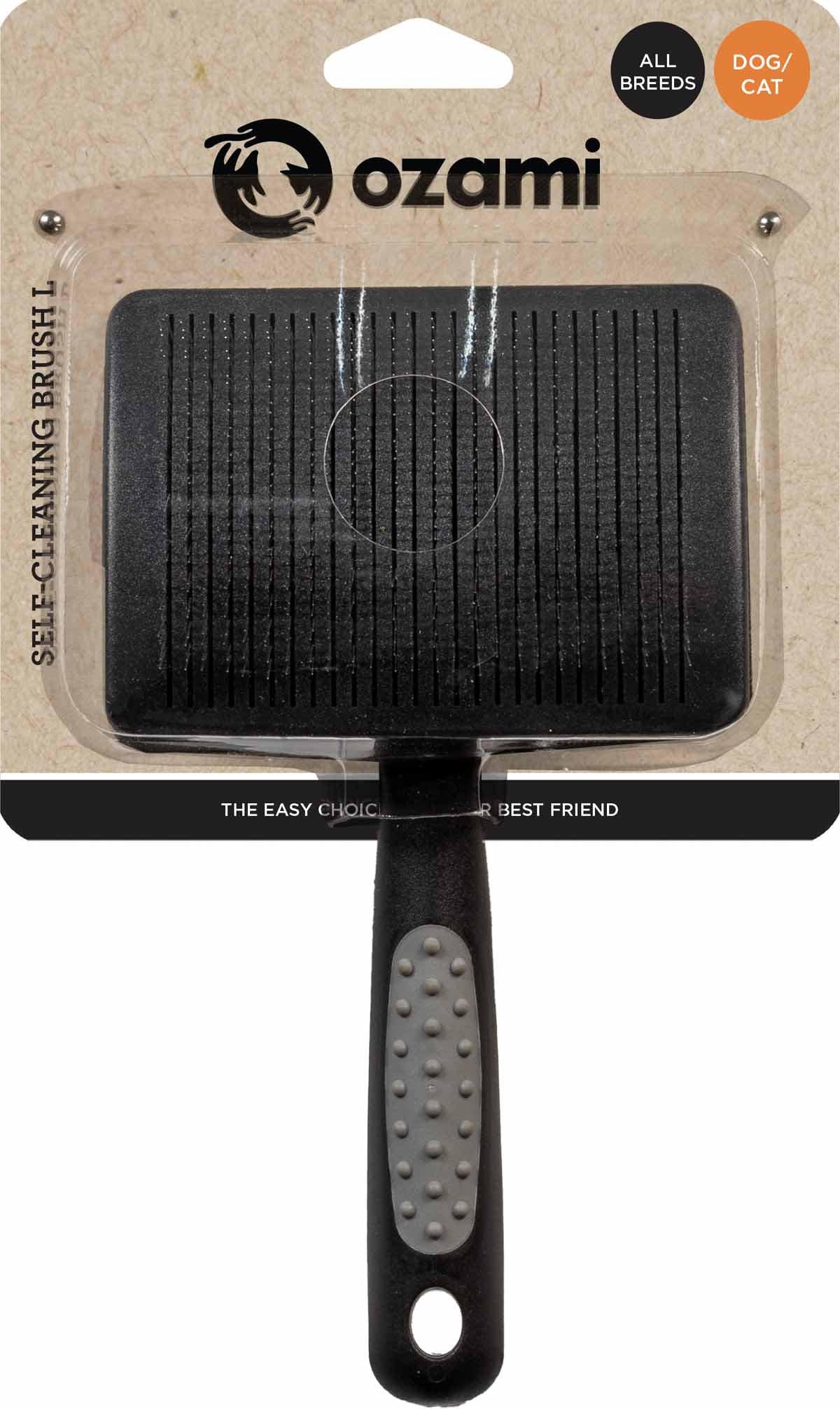 OZAMI BRUSH SELF-CLEANINGLARGE 19,5x11x5CM
