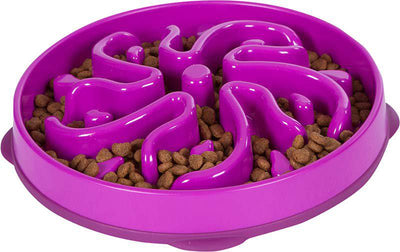 OUTWARD HOUND Oh Matskål Fun Feeder Slo - Bowl Lila - Handla på Gaston