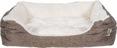 Ozami Dog Bed Bossebrown/ White - Handla på Gaston